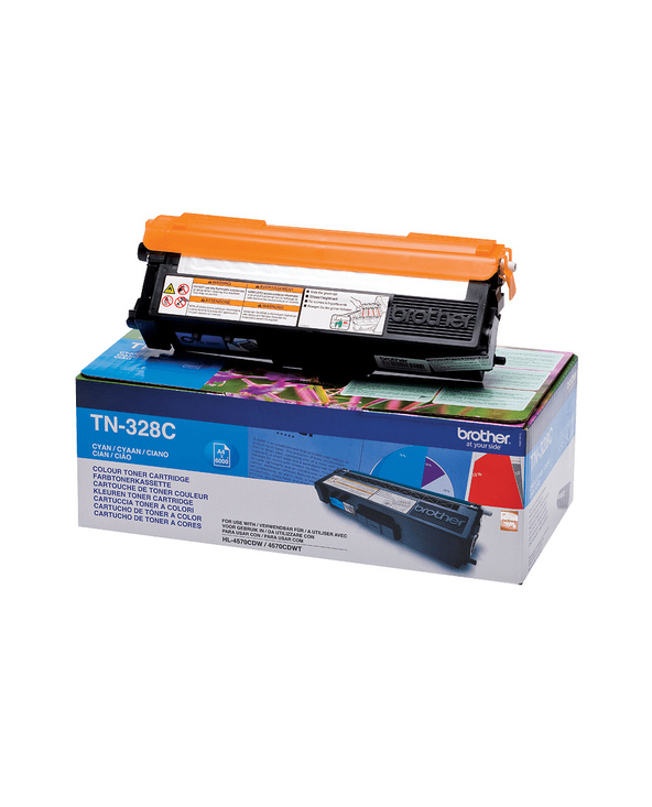 Brother TN-328C - Cartouche de toner originale – Cyan