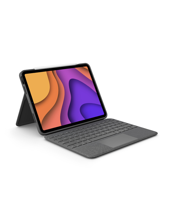 Logitech Folio Touch AZERTY Français Smart Connector Gris