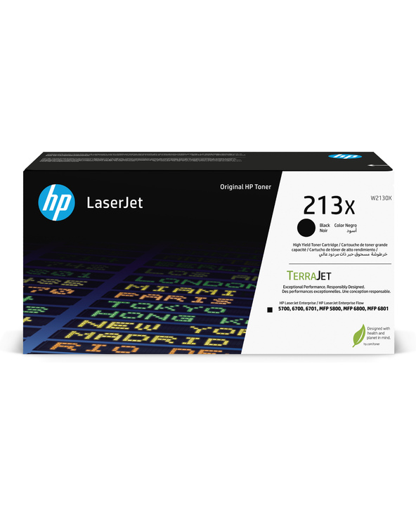HP 213X Toner LaserJet authentique Grande capacité Noir