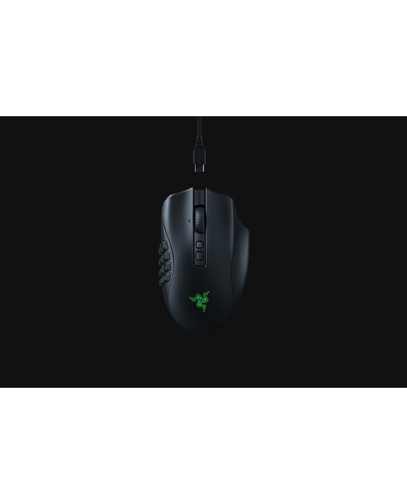 Razer Naga V2 Pro souris Jouer Droitier RF Wireless + Bluetooth + USB Type-C Optique 30000 DPI