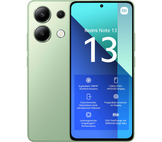 Xiaomi Redmi NOTE 13 6.67" 128 Go Vert, Couleur menthe