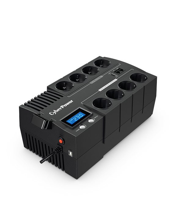 CyberPower BR1200ELCD alimentation d'énergie non interruptible Interactivité de ligne 1,2 kVA 720 W 8 sortie(s) CA