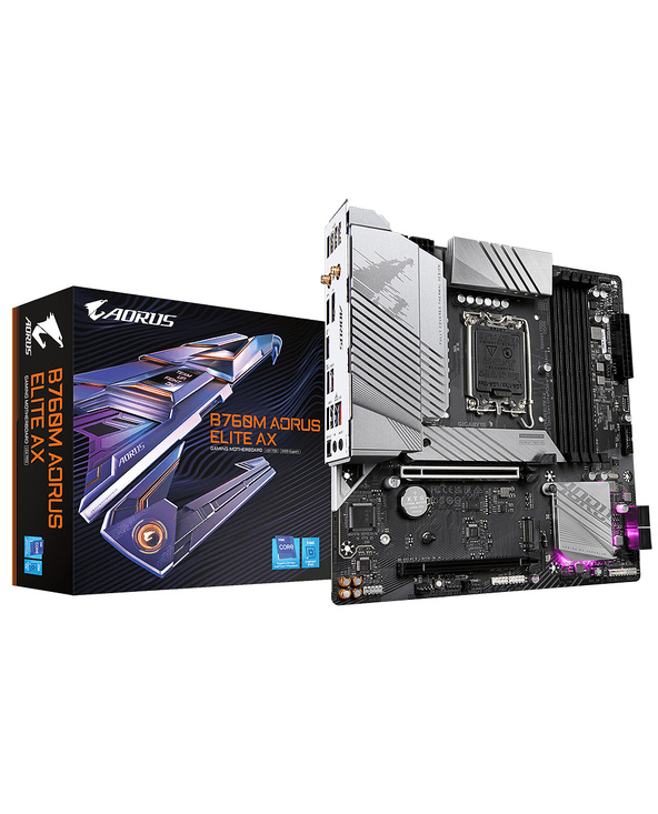 Gigabyte B760M AORUS ELITE AX carte mère Intel B760 Express LGA 1700 micro ATX
