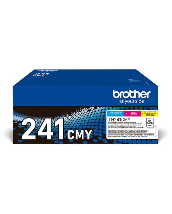 Brother TN-241CMY Cartouche de toner 3 pièce(s) Original Cyan, Magenta, Jaune Brother TN-241CMY Cartouche de toner 3 pièce(s) Original Cyan, Magenta, Jaune