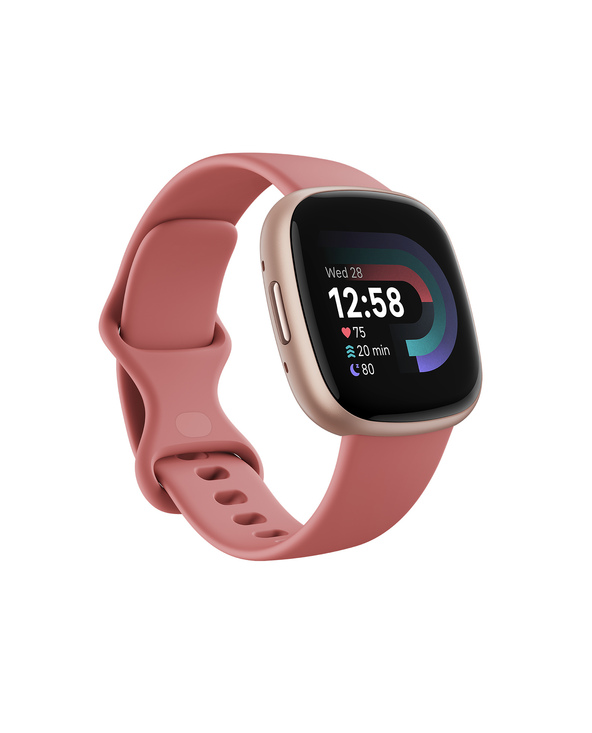Fitbit Versa 4 Numérique Écran tactile Rose GPS (satellite)
