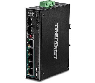 Trendnet TI-PG62 commutateur réseau Non-géré Gigabit Ethernet (10/100/1000) Connexion Ethernet, supportant l'alimentation via ce