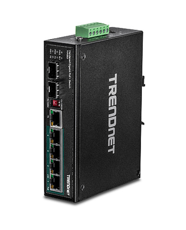 Trendnet TI-PG62 commutateur réseau Non-géré Gigabit Ethernet (10/100/1000) Connexion Ethernet, supportant l'alimentation via ce