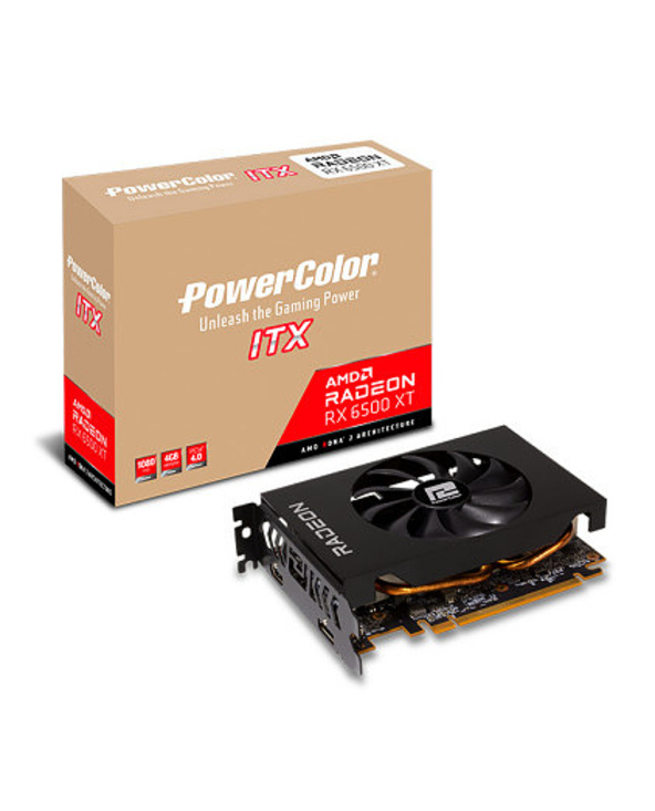 PowerColor AXRX 6500XT 4GBD6-DH carte graphique AMD Radeon RX 6500 XT 4 Go GDDR6