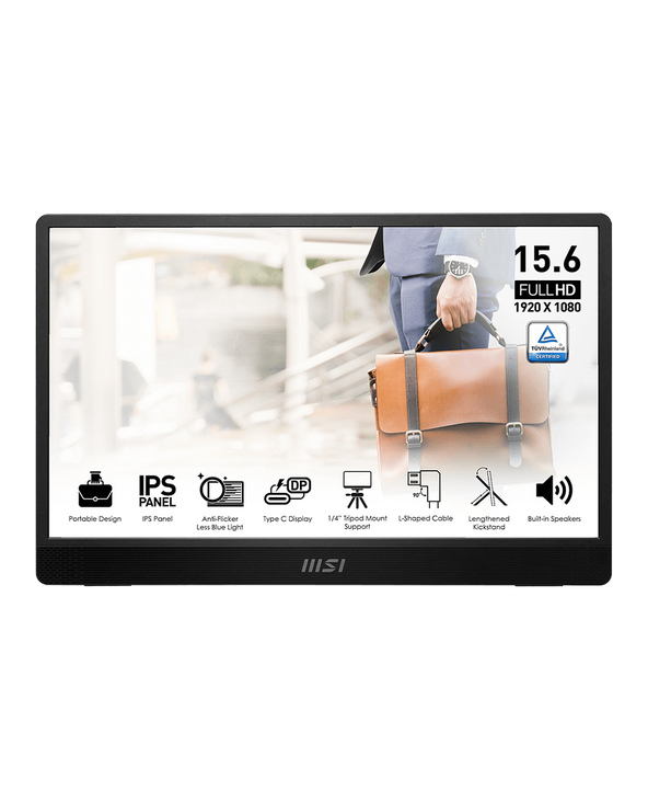 MSI PRO MP161DE E2 15.6" LED Full HD 4 ms Noir