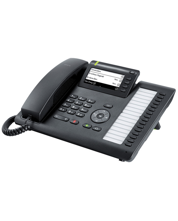 Unify OpenScape CP400 téléphone fixe Noir