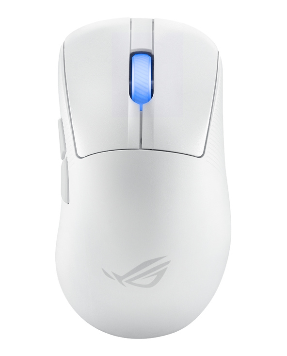 ASUS ROG Keris II Ace Wireless AimPoint White souris Jouer Droitier RF Wireless + Bluetooth + USB Type-A Optique 42000 DPI