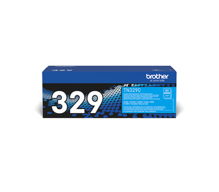 Brother TN-329C - Cartouche de toner originale – Cyan