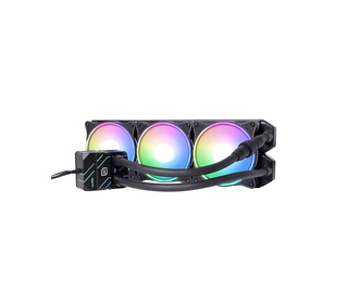 Alphacool Eisbaer Pro Aurora 360 Processeur Refroidisseur de liquide tout-en-un 12 cm Noir, Blanc 1 pièce(s)
