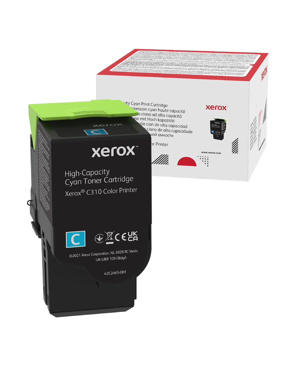 Xerox Cartouche de toner Cyan de Grande capacité Imprimante couleur  C310​/​multifonctions  C315 (5500 pages) - 006R04365