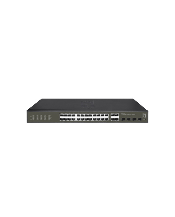 LevelOne GES-2128 commutateur réseau Géré L2 Gigabit Ethernet (10/100/1000) Noir