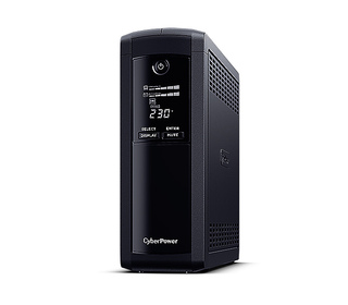 CyberPower VP1200EILCD alimentation d'énergie non interruptible Interactivité de ligne 1,2 kVA 720 W 8 sortie(s) CA