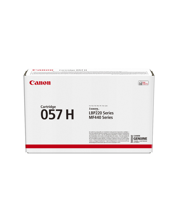 Canon i-SENSYS 057H Cartouche de toner 1 pièce(s) Original Noir