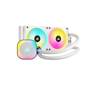 Corsair H100I Processeur Refroidisseur hybride 12 cm Blanc