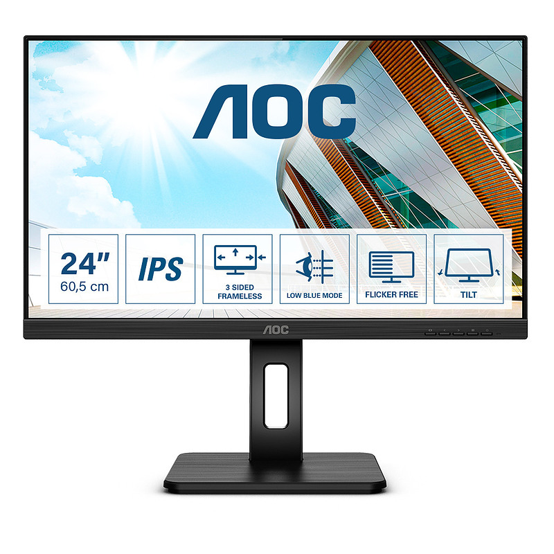 AOC P2 24P2Q 23.8" LED Full HD 4 ms Noir
