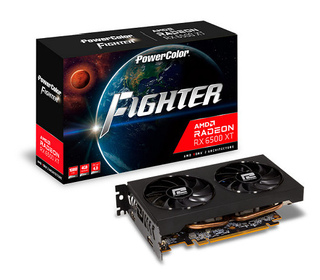 PowerColor AXRX 6500XT 4GBD6-DH/OC carte graphique AMD Radeon RX 6500 XT 4 Go GDDR6