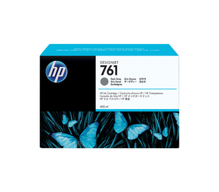 HP 761 cartouche d'encre DesignJet gris foncé, 400 ml