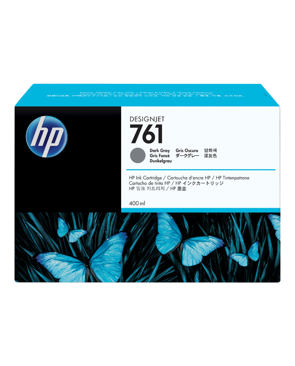 HP 761 cartouche d'encre DesignJet gris foncé, 400 ml