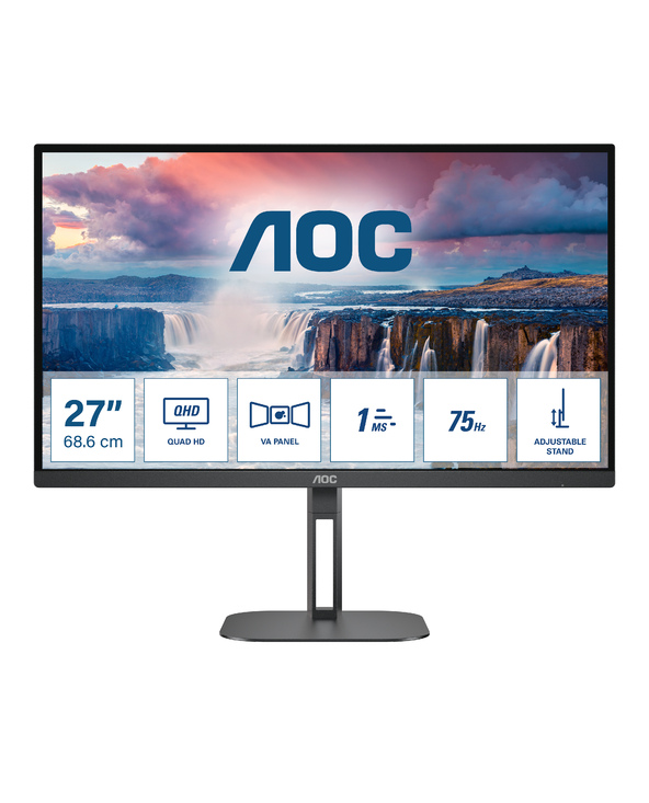 AOC V5 Q27V5N/BK 27" LED Quad HD 4 ms Noir