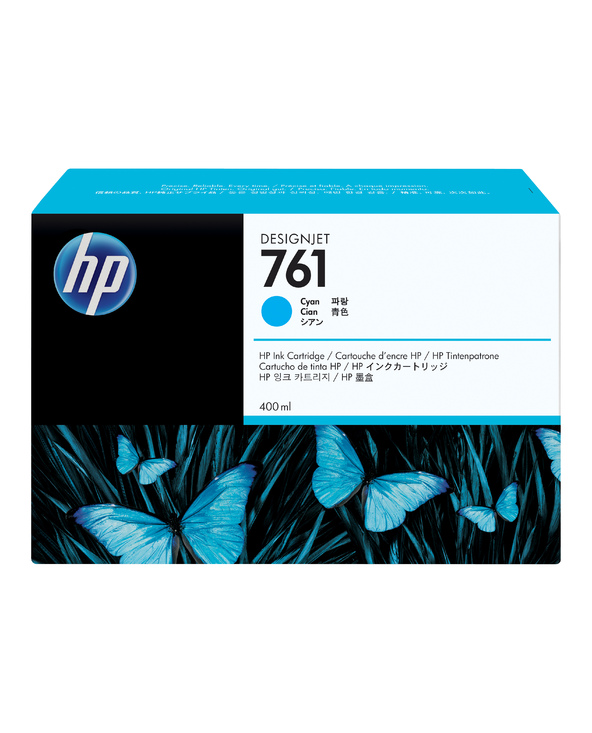 HP 761 cartouche d'encre DesignJet cyan, 400 ml