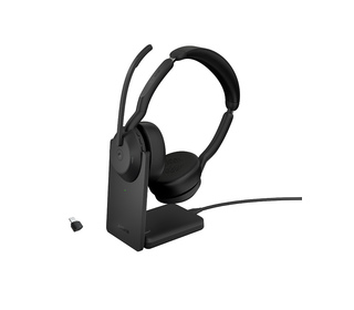 Jabra 25599-999-889 écouteur/casque Avec fil &sans fil Arceau Bureau/Centre d'appels Bluetooth Socle de chargement Noir