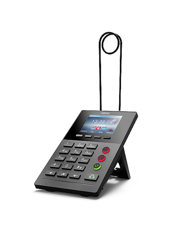Fanvil X2P téléphone fixe Noir 1 lignes LCD