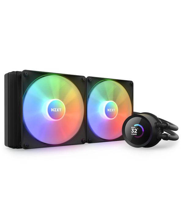 NZXT Kraken 280 RGB Processeur Refroidisseur de liquide tout-en-un 14 cm Noir 1 pièce(s)