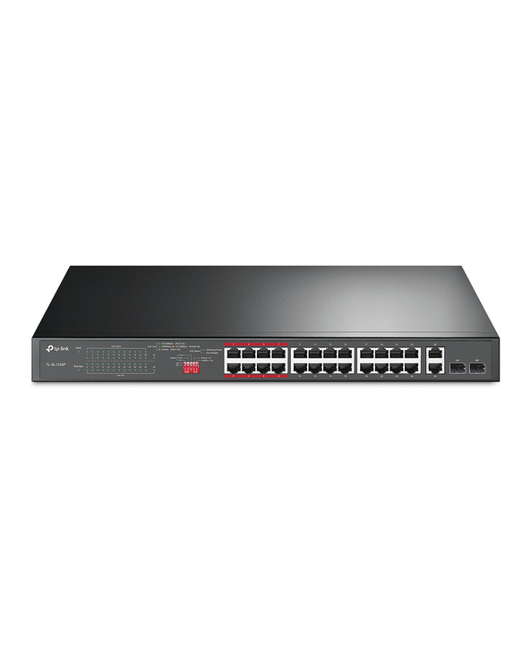 TP-Link TL-SL1226P Non-géré Gigabit Ethernet (10/100/1000) Connexion Ethernet, supportant l'alimentation via ce port (PoE) 1U Gr