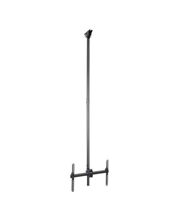 StarTech.com Support TV au Plafond - Support Universel pour Écran Unique avec Mât Télescopique Réglable - Inclinable/Pivotant - 