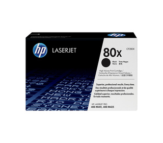 HP 80X toner LaserJet noir grande capacité authentique