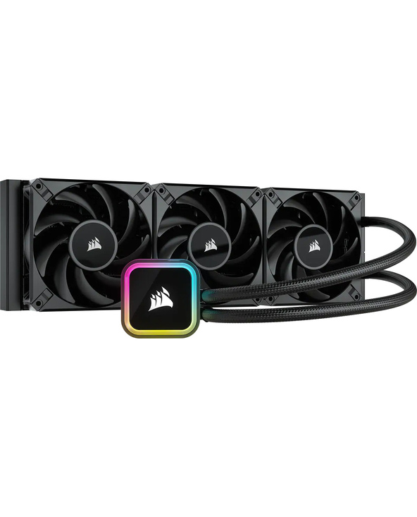 Corsair iCUE H150i RGB ELITE Processeur Refroidisseur de liquide tout-en-un 12 cm Noir 1 pièce(s)