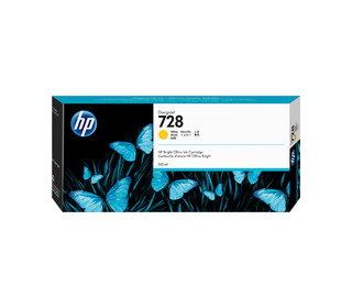 HP 728 DesignJet cartouche d'encre jaune, 300 ml