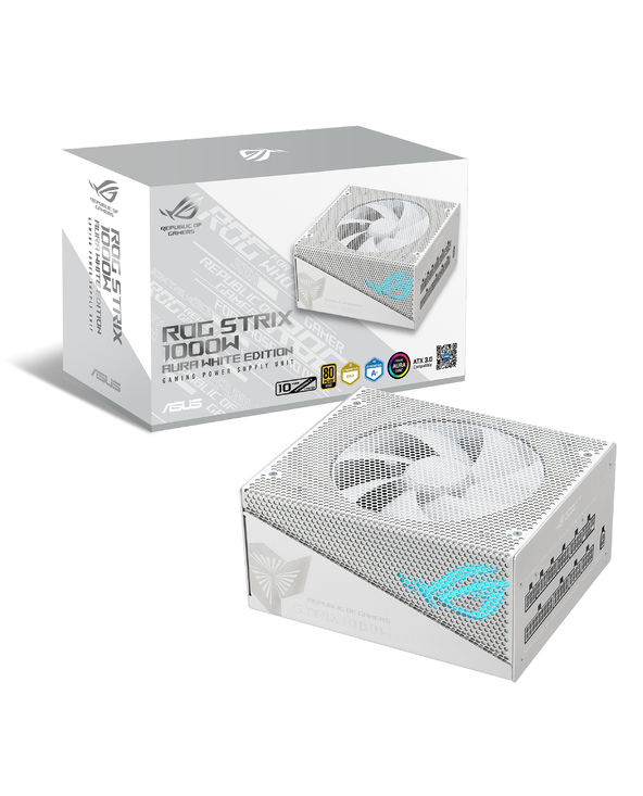 ASUS ROG -STRIX-1000G-AURA-WHITE-GAMING unité d'alimentation d'énergie 1000 W 24-pin ATX ATX Blanc