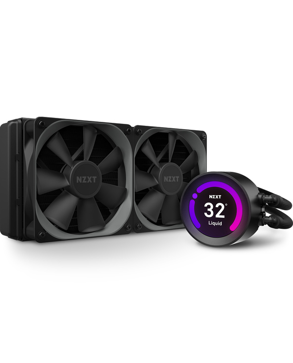 NZXT RL-KRZ53-01 système de refroidissement d’ordinateur Processeur Refroidisseur de liquide tout-en-un 12 cm Noir
