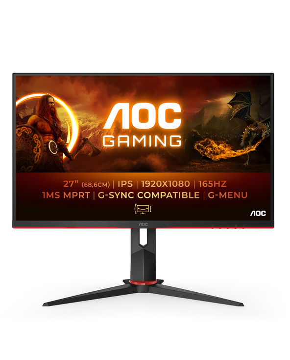 AOC 27G2SPU/BK 27" Full HD 1 ms Noir, Rouge AOC 27G2SPU/BK 27" Full HD 1 ms Noir, Rouge