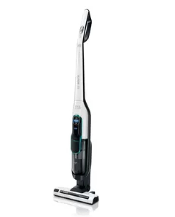 Bosch BCH86HYG2/01 aspirateur balai et balai électrique Batterie Sec Sac à poussière 0,9 L Noir, Blanc