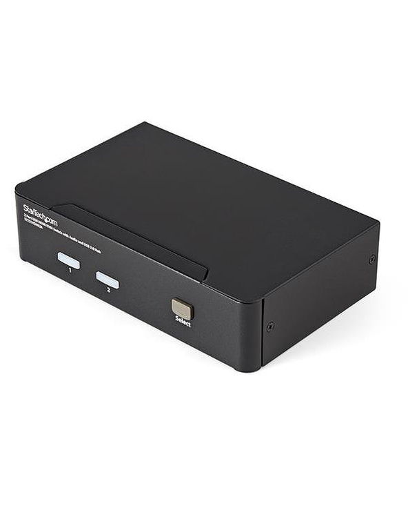 StarTech.com Commutateur KVM HDMI USB 2 ports avec audio et concentrateur USB 2.0