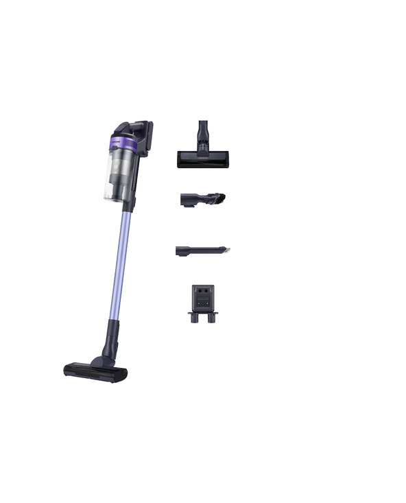 Samsung VS15A6031R4 Aspirateur balai Batterie Sec Cyclonique Sans sac 0,8 L 410 W Noir, Violet