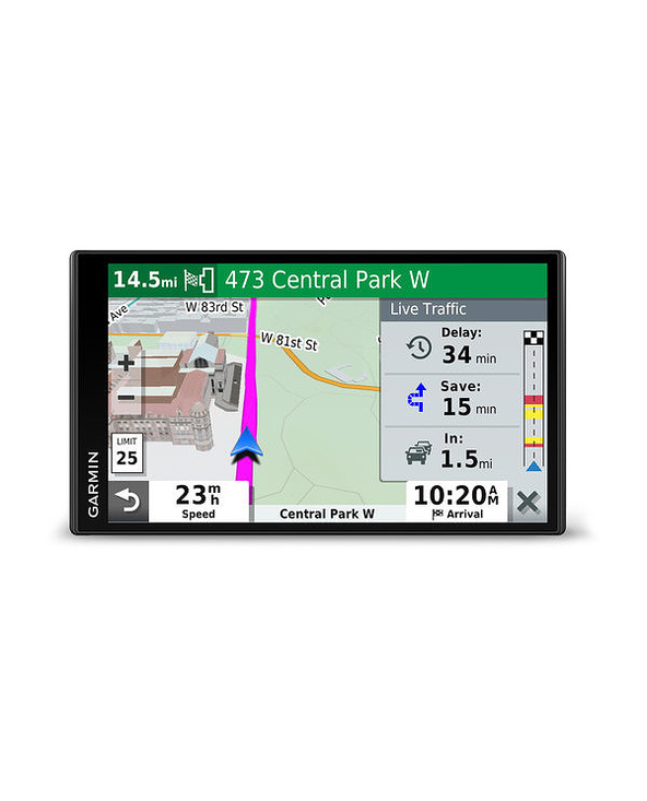 Garmin DriveSmart 65 EU MT-D navigateur Fixé 17,6 cm (6.95") TFT Écran tactile 240 g Noir Garmin DriveSmart 65 EU MT-D navigateur Fixé 17,6 cm (6.95") TFT Écran tactile 240 g Noir