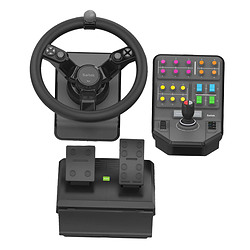Logitech G Heavy Equipment Bundle Noir USB 2.0 Volant + pédales Analogique/Numérique PC