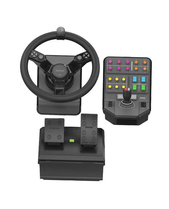 Logitech G Heavy Equipment Bundle Noir USB 2.0 Volant + pédales Analogique/Numérique PC