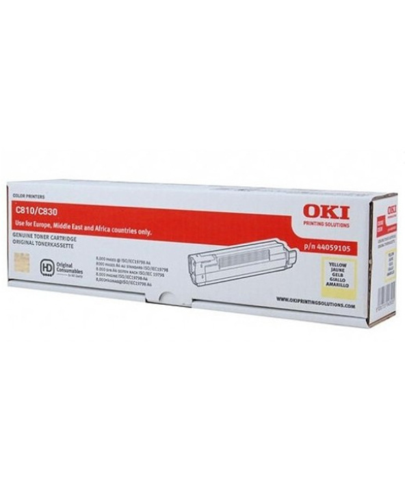 OKI 44059105 Cartouche de toner 1 pièce(s) Original Jaune