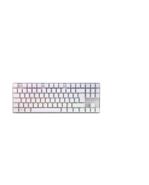 CHERRY MX 8.2 TKL Wireless RGB clavier Jouer RF sans fil + Bluetooth AZERTY Français Blanc