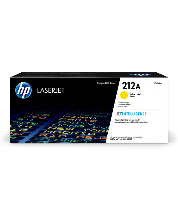HP Cartouche de toner jaune 212A LaserJet authentique