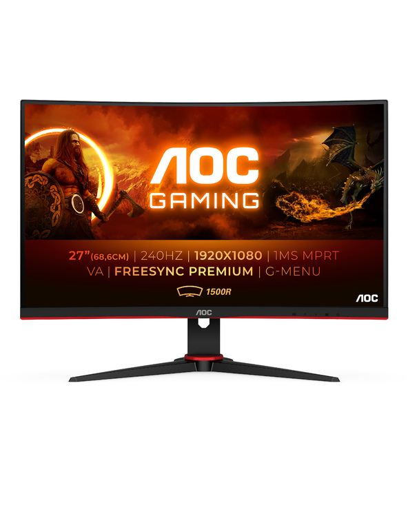 AOC G2 C27G2ZE/BK 27" LED Full HD 0,5 ms Noir, Rouge