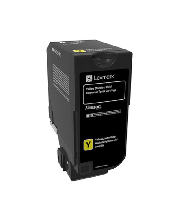 Lexmark 74C2SYE Cartouche de toner 1 pièce(s) Original Jaune